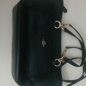 Black Leather Couch bag
